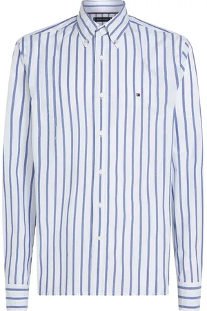 Tommy Hilfiger Normal pasform Flex 100% Bomuld Poplin Nautical Stribet SkjorterXL