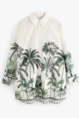 Next 100% Cotton Beach Shirt Cover-Up4 s