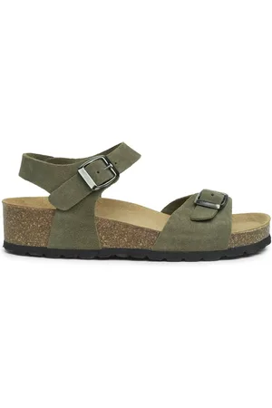 CELTIC & CO. Low Wedge Dbl Buckle Sandalseu355
