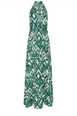 Long Tall Sally Aztec Style Halterneck Maxi Dress44 Høj