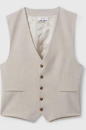 Reiss Belmont W Slim Fit Single Breasted Waistcoat38