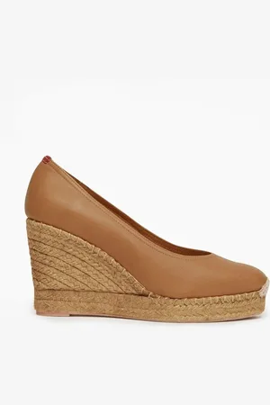 PENELOPE CHILVERS Scoop Leather Espadrille Shoeseu42