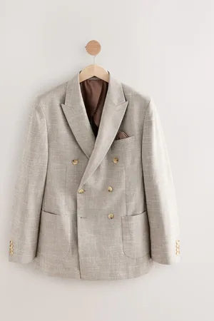 Next Regular Fit Dogtooth Double Breasted Blazer38r
