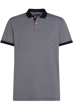 Tommy Hilfiger Normal pasform Stribet kortærmet 100% Bomuld Polo-skjorterStor