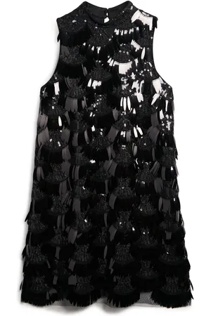 Superdry A-Line Fringe Pailletter Kjole42