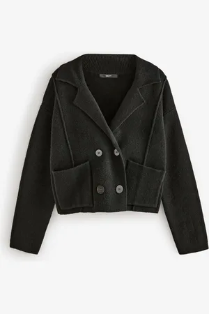 Next Smart Collared Knitted Blazer Cardigan Jacket with WoolXL