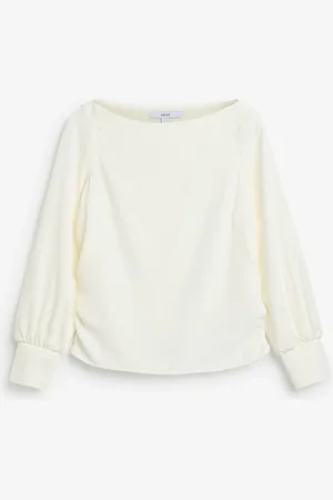 Next Langærmet bluse med samlet sider52