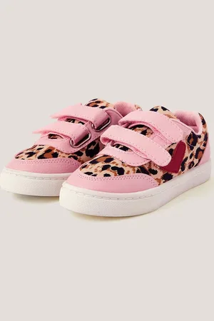 Monsoon Leopard Print Rip-Tape Trainersuk7eu24