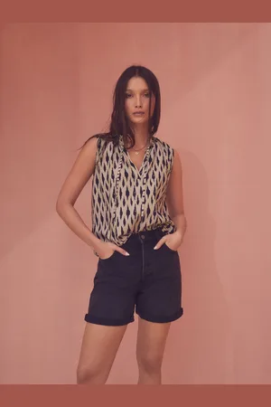Next Relaxed Turn Up 100% Cotton Shorts44 Petite