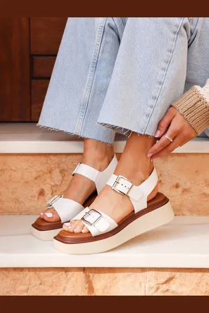 Linzi Archive Flatform Sandals With Buckle Strapseu38
