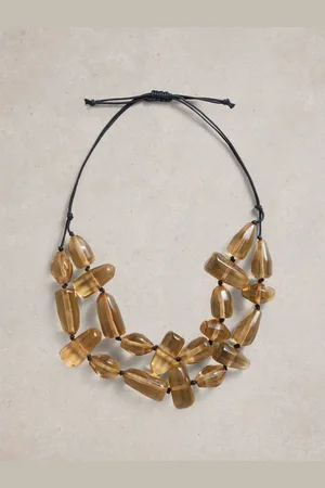 White Stuff Hazel Chunky Bead NecklaceEn