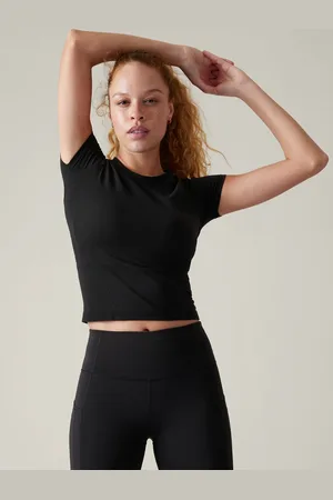 Athleta Kortærmet Rund hals Sømløs T-shirtS