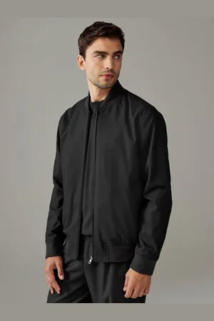 Next Slim Fit Flannel Bomber JacketXXL