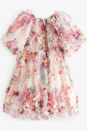 Next Ruffle Mesh Occasion Dress (3-16yrs)12 år (152cm)