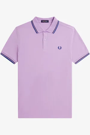 Fred Perry Poloskjorte med dobbelt stribe på kraveM