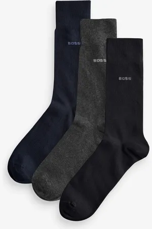 HUGO BOSS Logo Regular Length 3 Pack SocksS-M