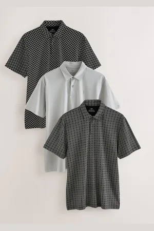 Next Kortærmet jersey poloskjorter 3 Pakke2X-Large