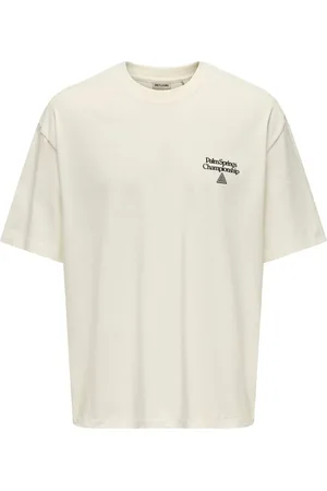 Only & Sons Back Print 100% Cotton T-Shirtlarge