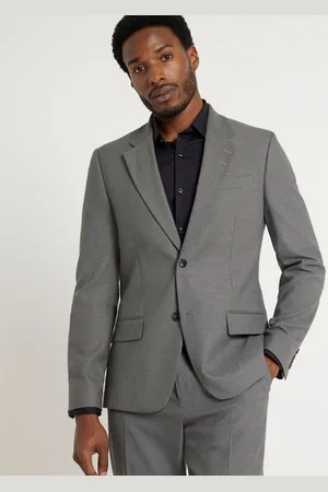 River Island Slim Fit Plain Jakkesæt Jakke48 Regular (UK 38 R)