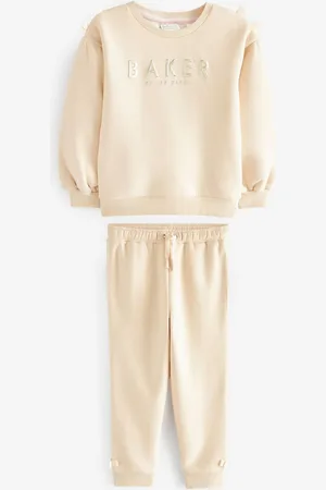 Ted Baker 100% Cotton Bow Sweater & Joggers Set12 år (152cm)
