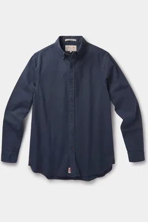 Aubin Hessle Garment Dyed Cotton ShirtL