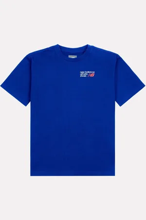 New Balance Kids Athletic Shoes Back Graphic 100% Cotton T-Shirt140146cm