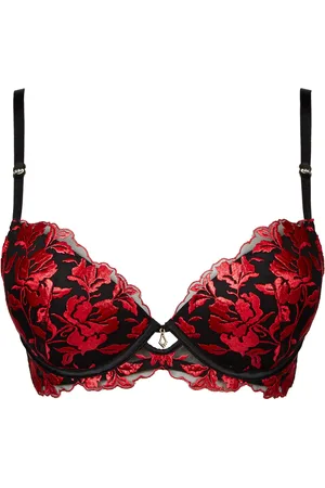 Ann Summers The Hero Plunge Blomster Tryk BH