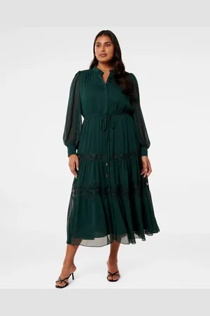 Forever New Rue Curve Trim Detail Midi Dress50