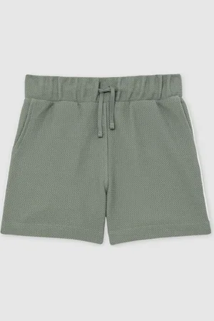 Reiss Pinta Cotton Textured Piped Shorts146152cm