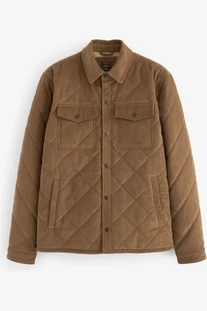 Next Teddystof Foret Diamond Quilt Fløjl ShacketXXL
