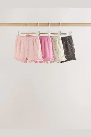 Next Frill Hem Baby Shorts 4 Pack6874cm