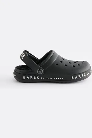 Ted Baker Boys Borg Lined Clog Slippers