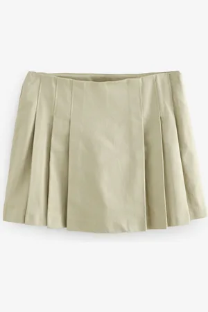 Next Plisseret Kilt Mini 100% Bomuld Nederdele48