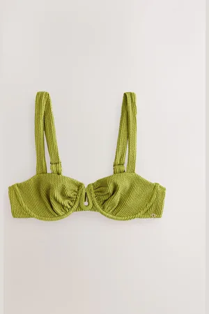 Next Crinkle Non Padded Wired Bikini Top90DD