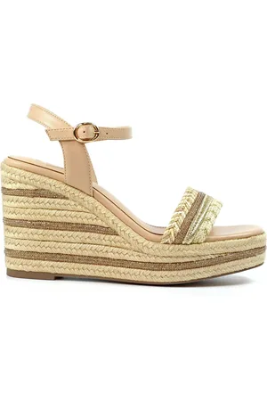 Lunar Natural Amanda Beige Wedge Sandalseu355