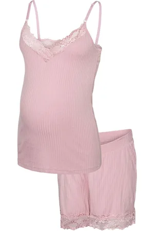 Mama;licious Strappy Jersey Ammepyjamas Shorts SætXS 6