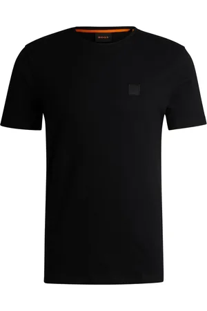 HUGO BOSS Relaxed Fit Tales Logo Patch 100% Cotton Jersey T-ShirtS