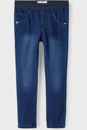 NAME IT Slim Fit Jeans With Glitter Waistband5 år (110cm)