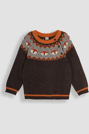 JoJo Maman Bébé Knit Fair Isle Pattern Jumper3 - 4 år (98 - 104cm)