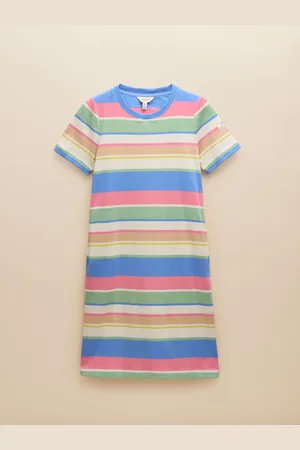 Joules Eden Striped Short Sleeve Jersey Dress46