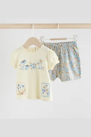 Next Puff Sleeve T-Shirt and Shorts 2 Piece Set8692cm