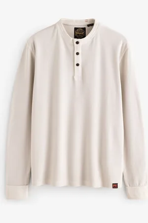 Superdry 100% Cotton Textured Grandad TopXX-Large