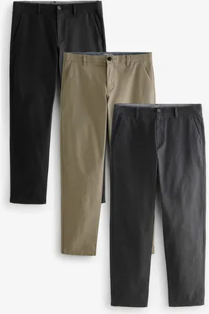Next Lige Stræk Chinosbukser 3 Pakke32B x 35L (UK 32 XL)