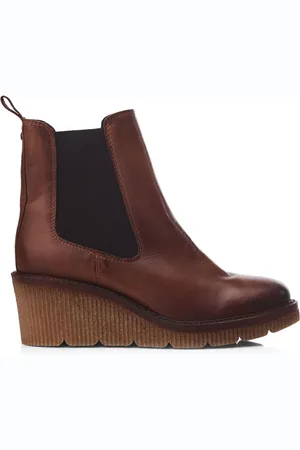 Moda In Pelle Audyn Crepe Wedge Chelsea Ankelstøvler