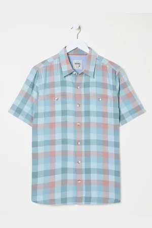 Fat Face FatFace Short Sleeve Port Check ShirtS Reg