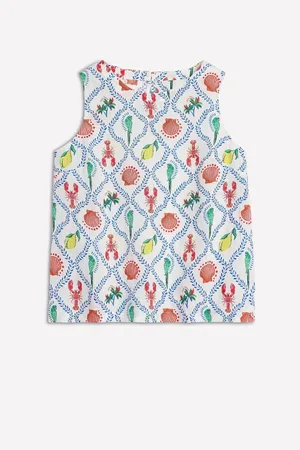 Boden 100% Hør Shell Top46