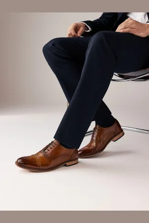 Next Læder Oxford tåkappe Broguesko Sko