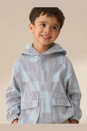 Angel & Rocket 100% Cotton Leo Stripe Hooded Shirt134140cm