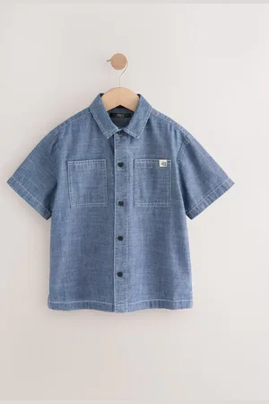 Next Short Sleeves Chambray Shirt (3-16yrs)116122cm
