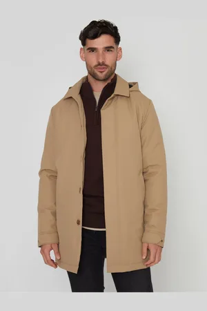 Threadbare Brusefast 2-i-1 Trenchcoat med skjult hætteStor